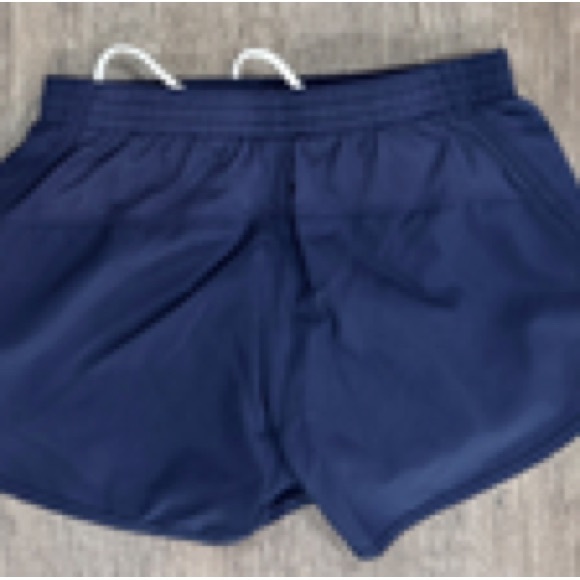 Womens 3" USA Gymnastics Running Shorts Navy Blue Sz XS Lined Athletic - Picture 3 of 3
